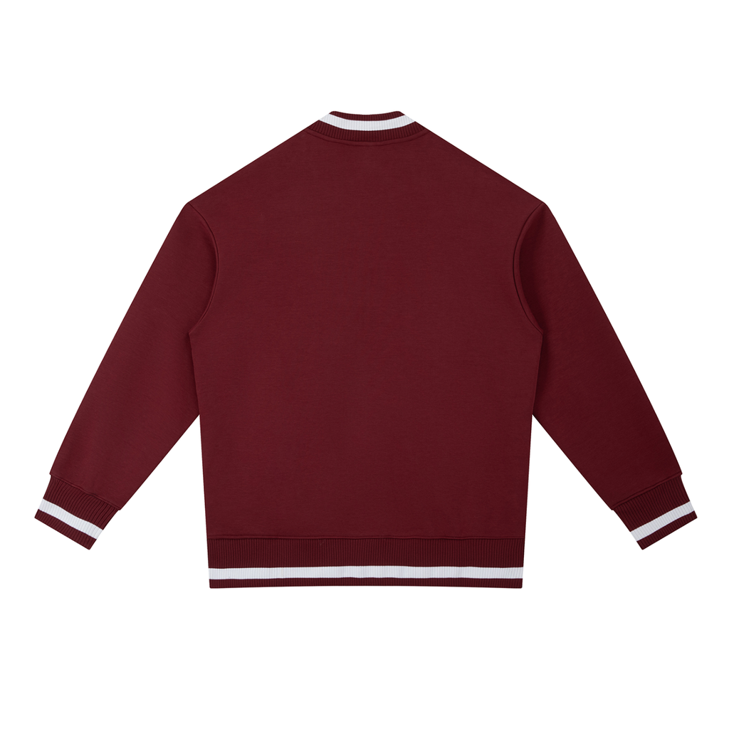 SNDCT Contrast Piping Zip Bomber Jacket