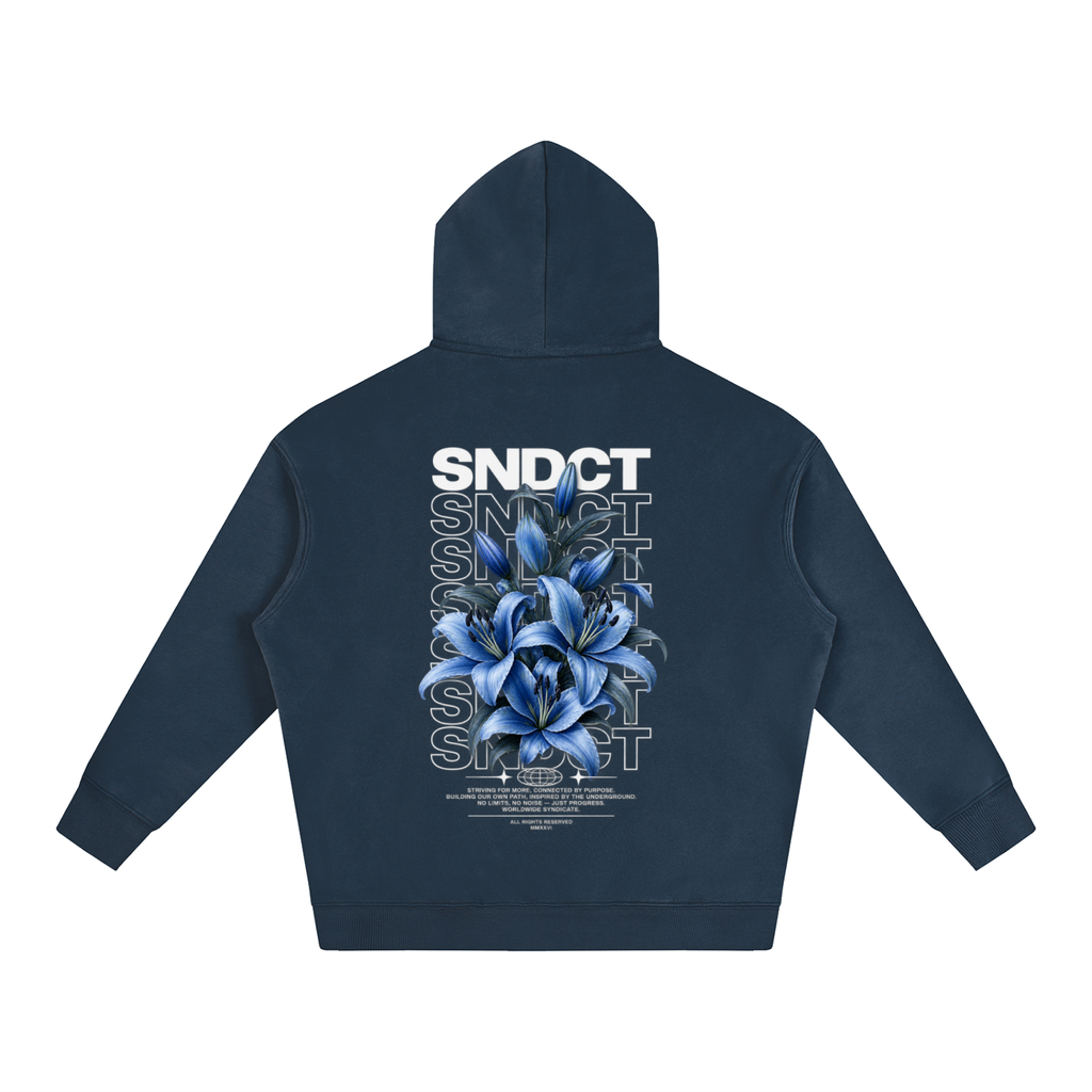 SNDCT Flower Blue Fleeced Hoodie