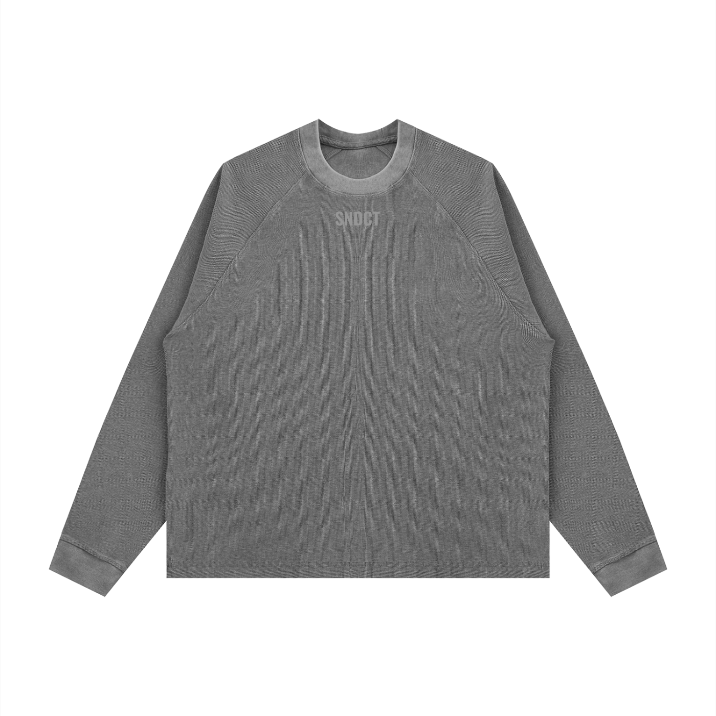 SNDCT Vintage Wash Boxy  Waffle T-Shirt
