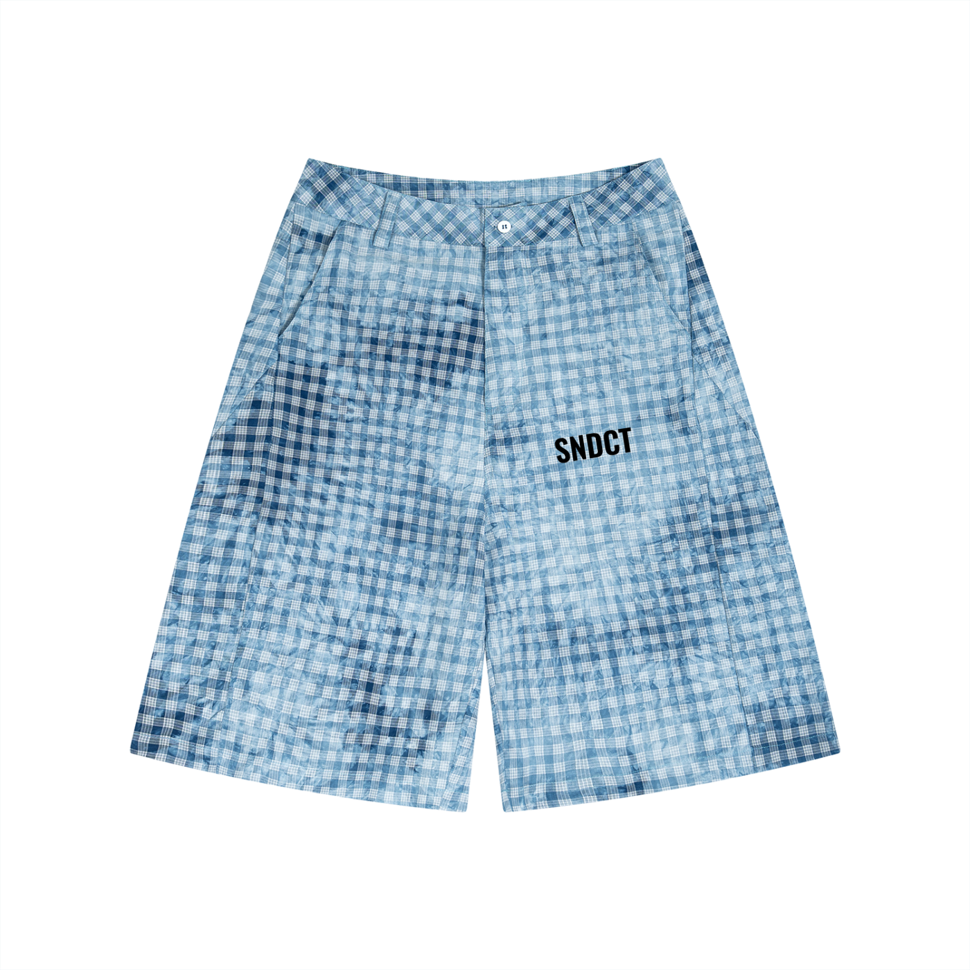 SNDCT Vintage Wash Plaid Shorts