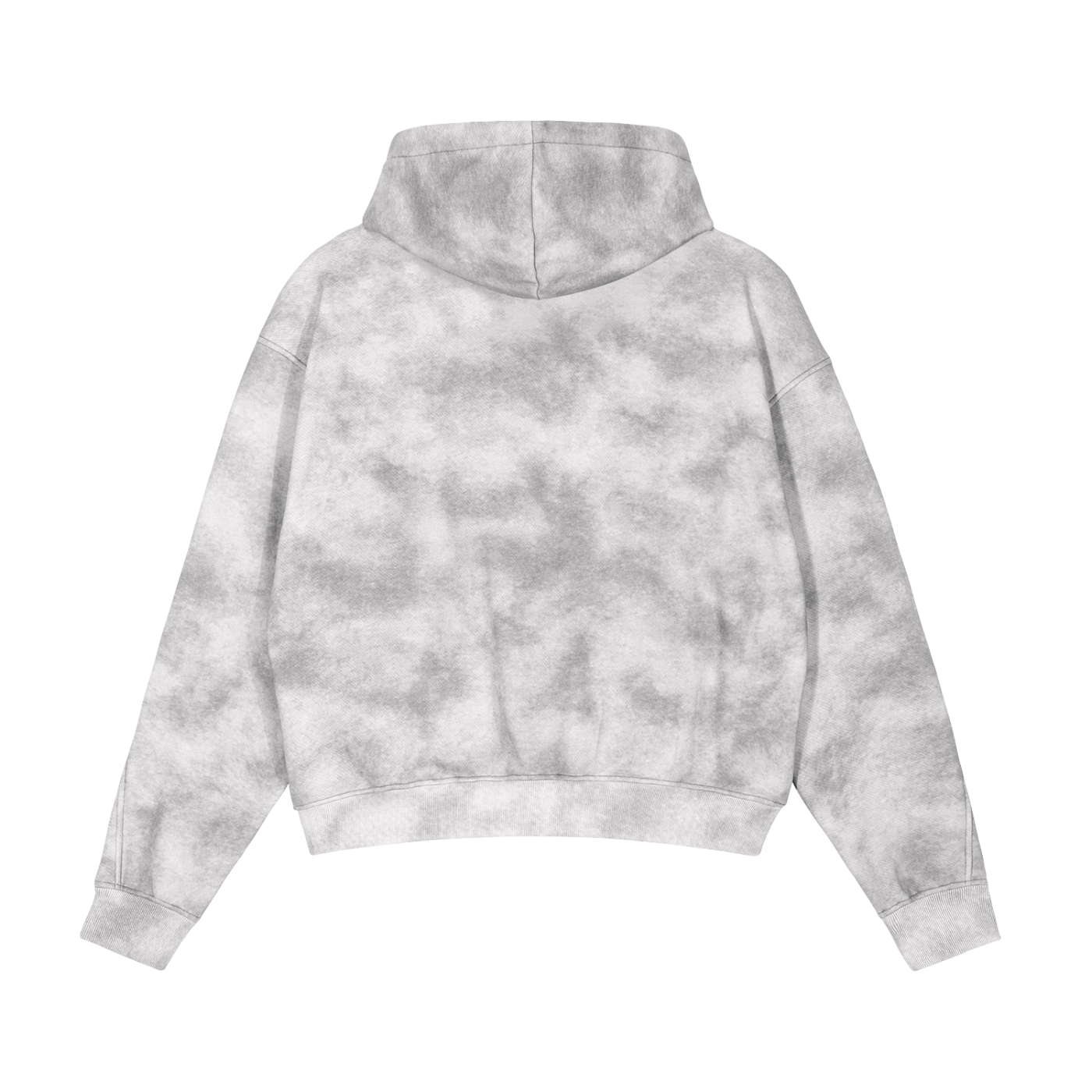 SNDCT Dirty Washed Zip-Up Fleece Hoodie