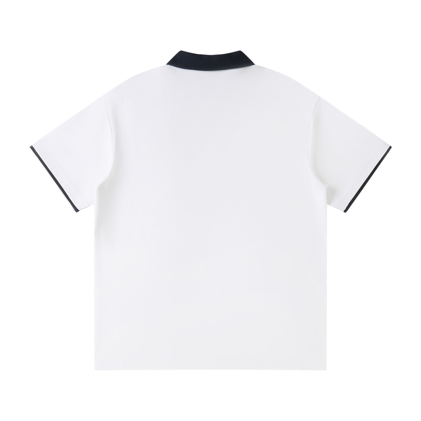 SNDCT Contrast Collar Raglan Polo Shirt