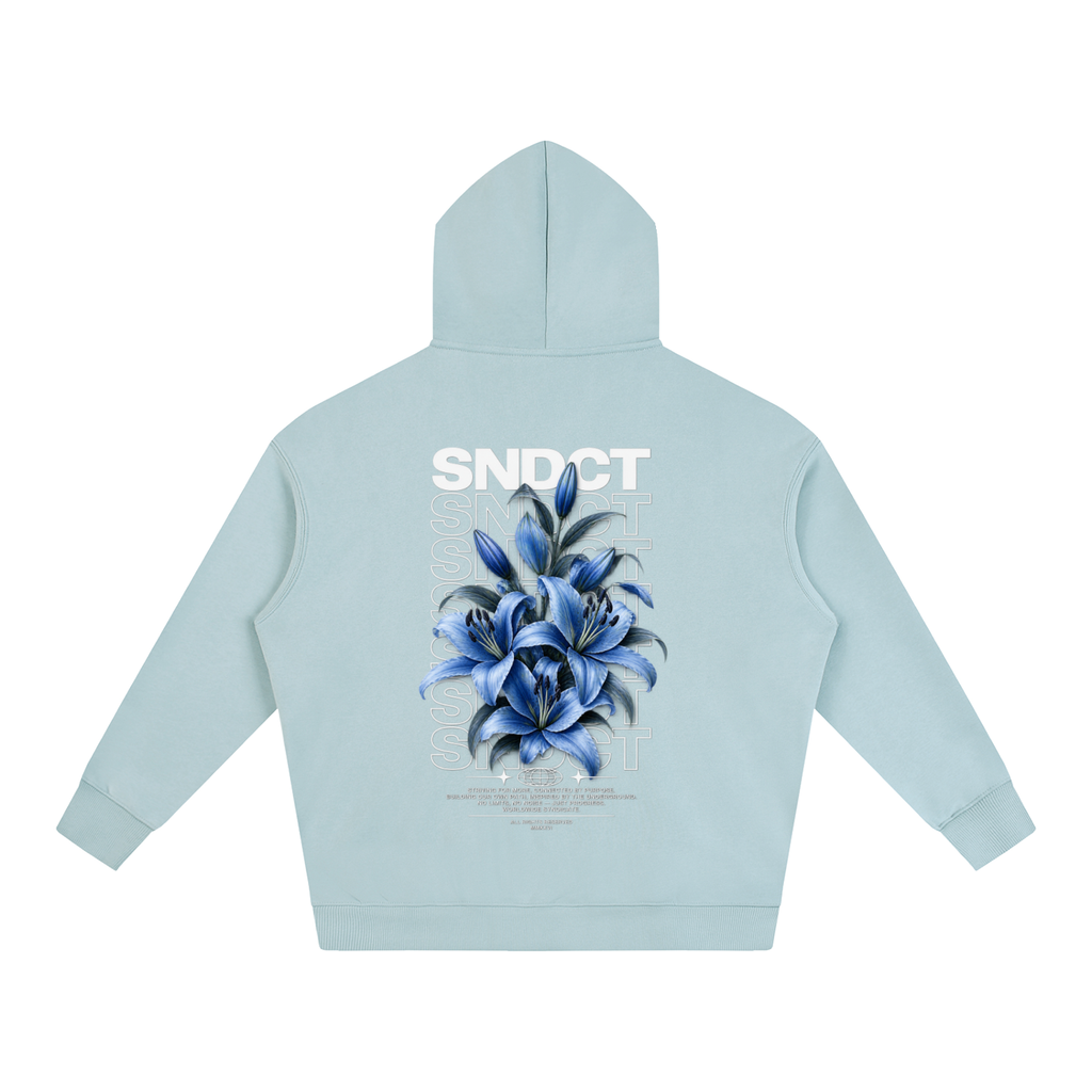 SNDCT Flower Blue Fleeced Hoodie