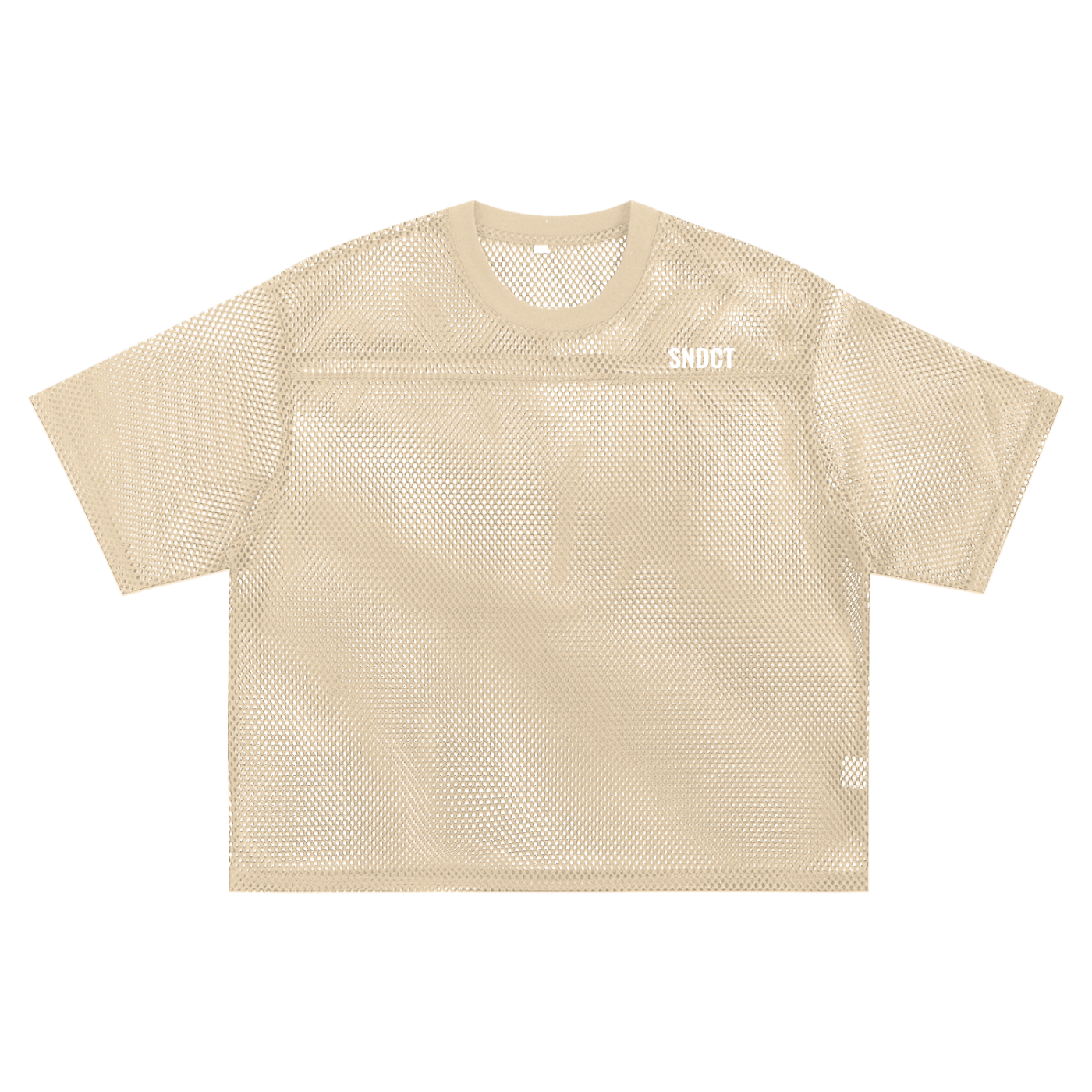 SNDCT See-through Boxy Net T-Shirt