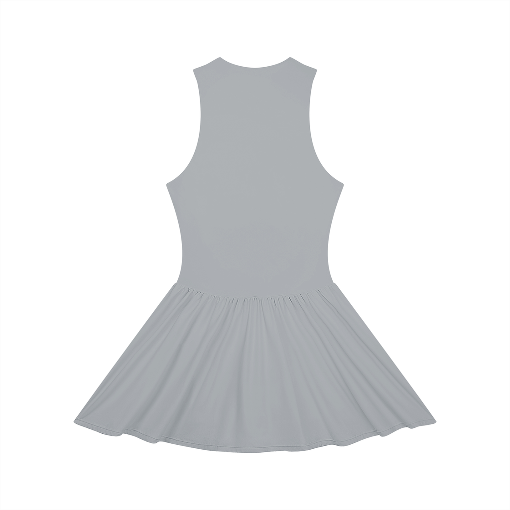 SNDCT Ruched Sleeveless Full-Zip Dress