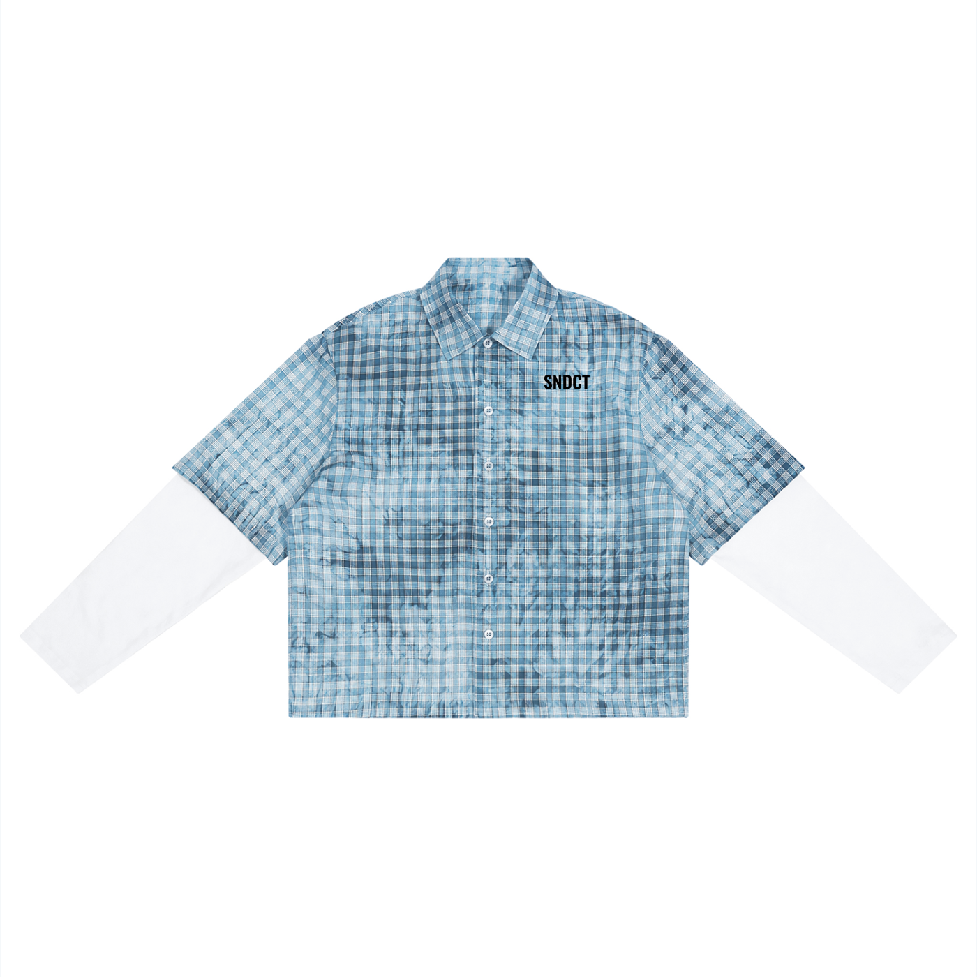 SNDCT Vintage Wash Plaid Short Sleeve Shirt