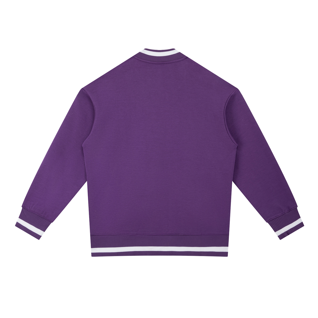 SNDCT Contrast Piping Zip Bomber Jacket
