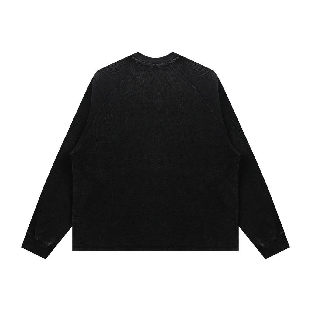 SNDCT Vintage Wash Boxy  Waffle T-Shirt