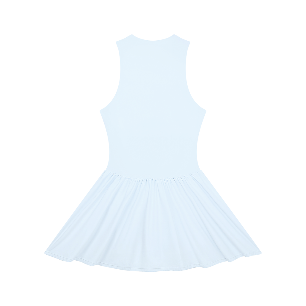 SNDCT Ruched Sleeveless Full-Zip Dress