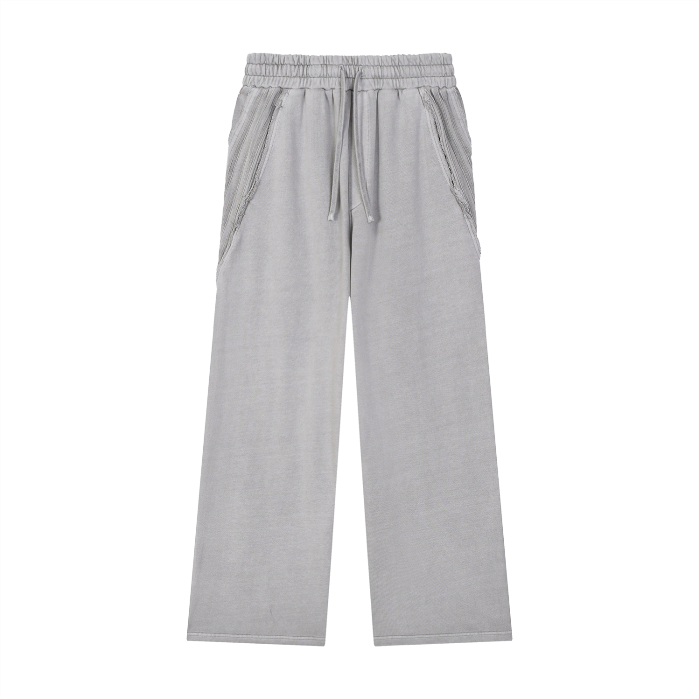SNDCT Snow Washed Tape Raw Edge Sweatpants