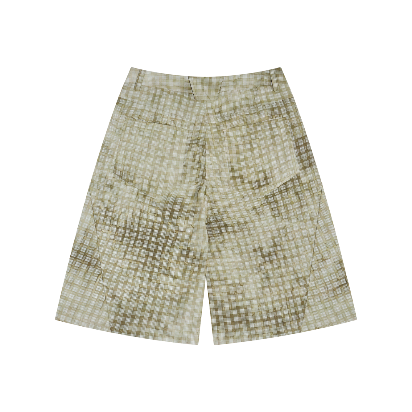 SNDCT Vintage Wash Plaid Shorts