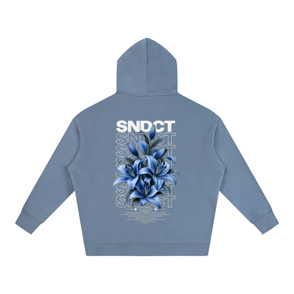 SNDCT Flower Blue Fleeced Hoodie