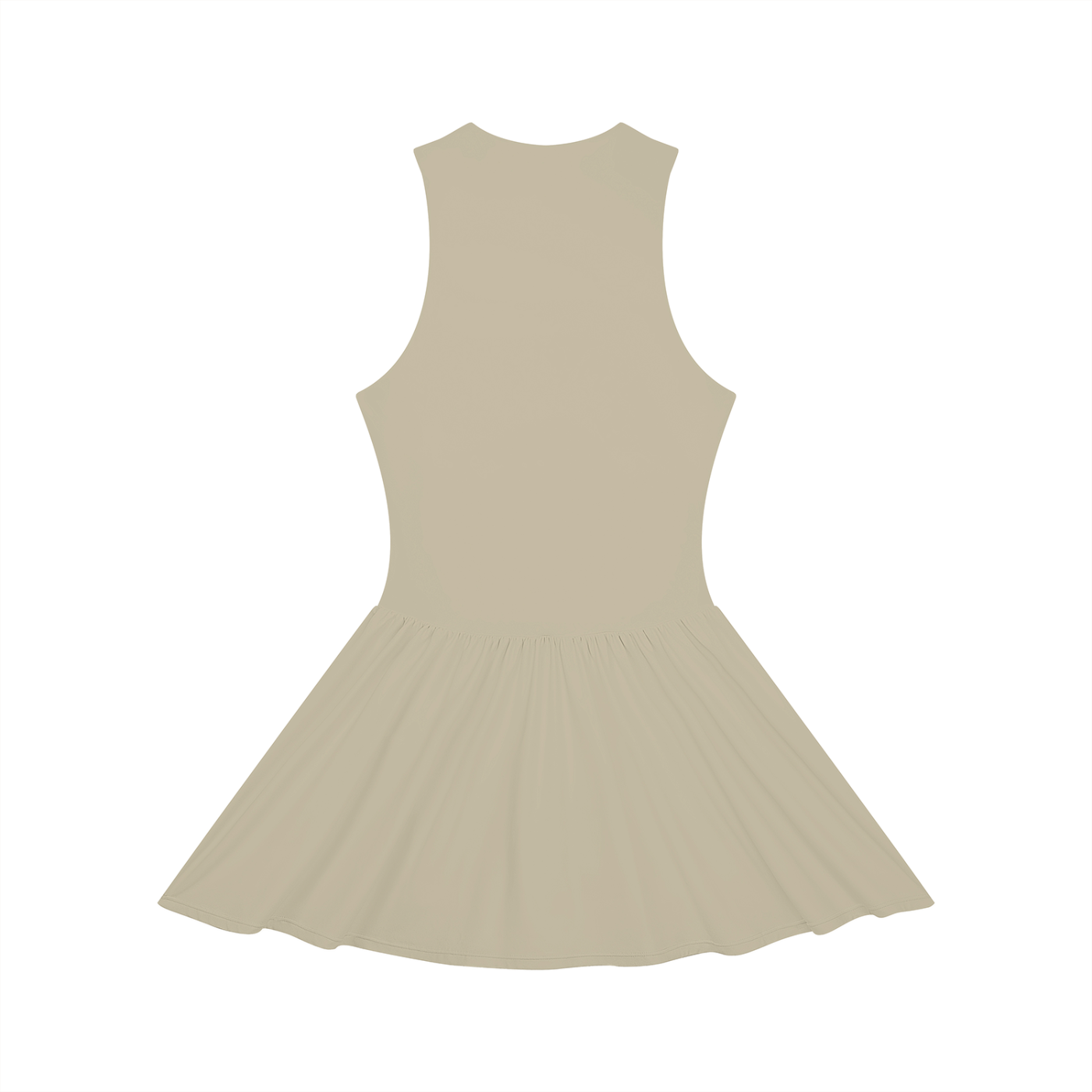 SNDCT Ruched Sleeveless Full-Zip Dress
