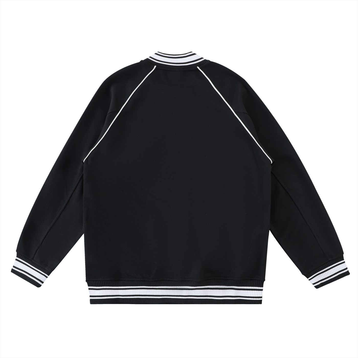 SNDCT Contrast Trim Raglan Varsity Jacket
