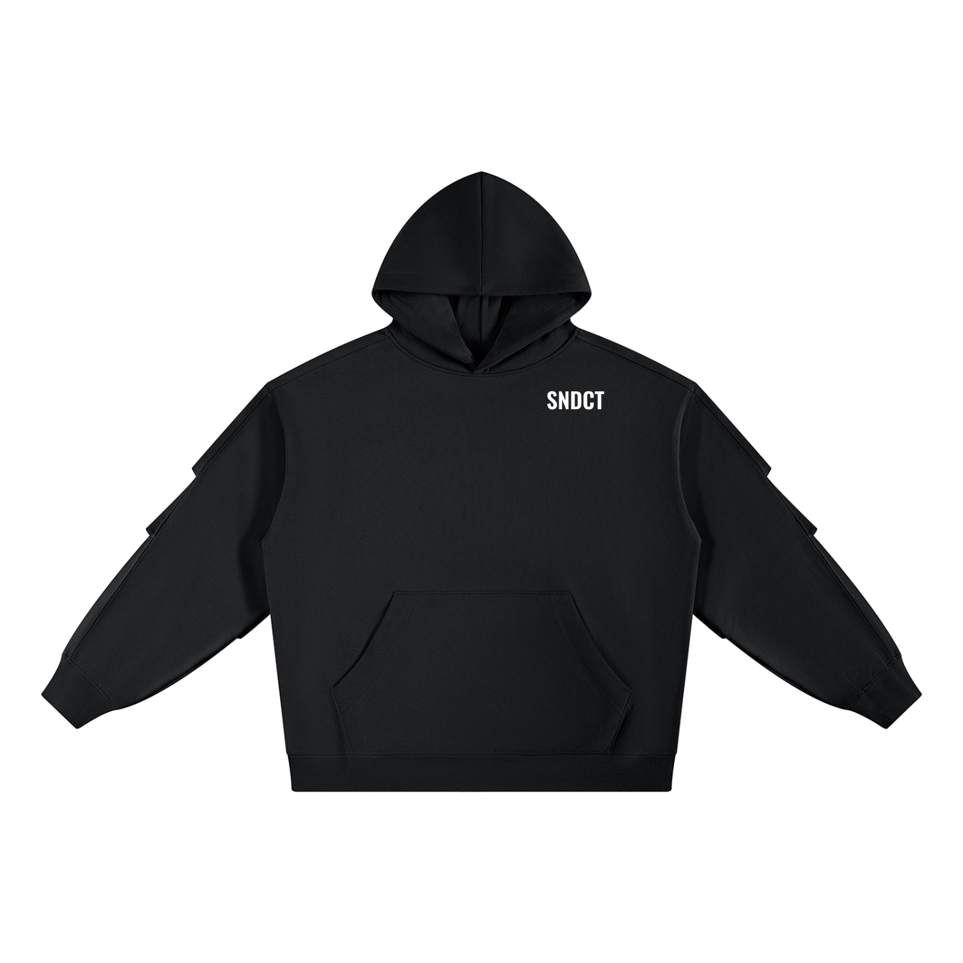 SNDCT Heavyweight Ruched Sleeves Hoodie