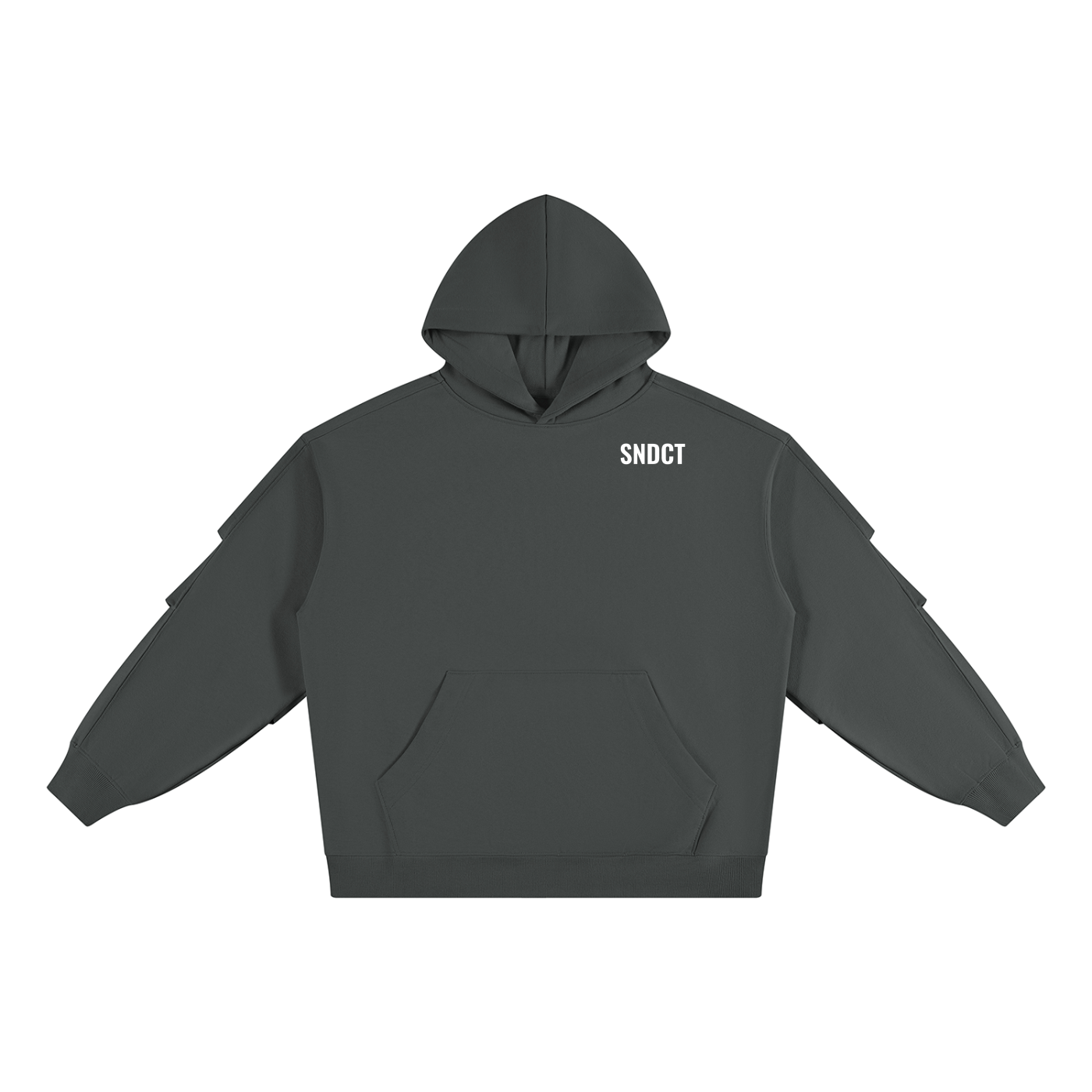 SNDCT Heavyweight Ruched Sleeves Hoodie