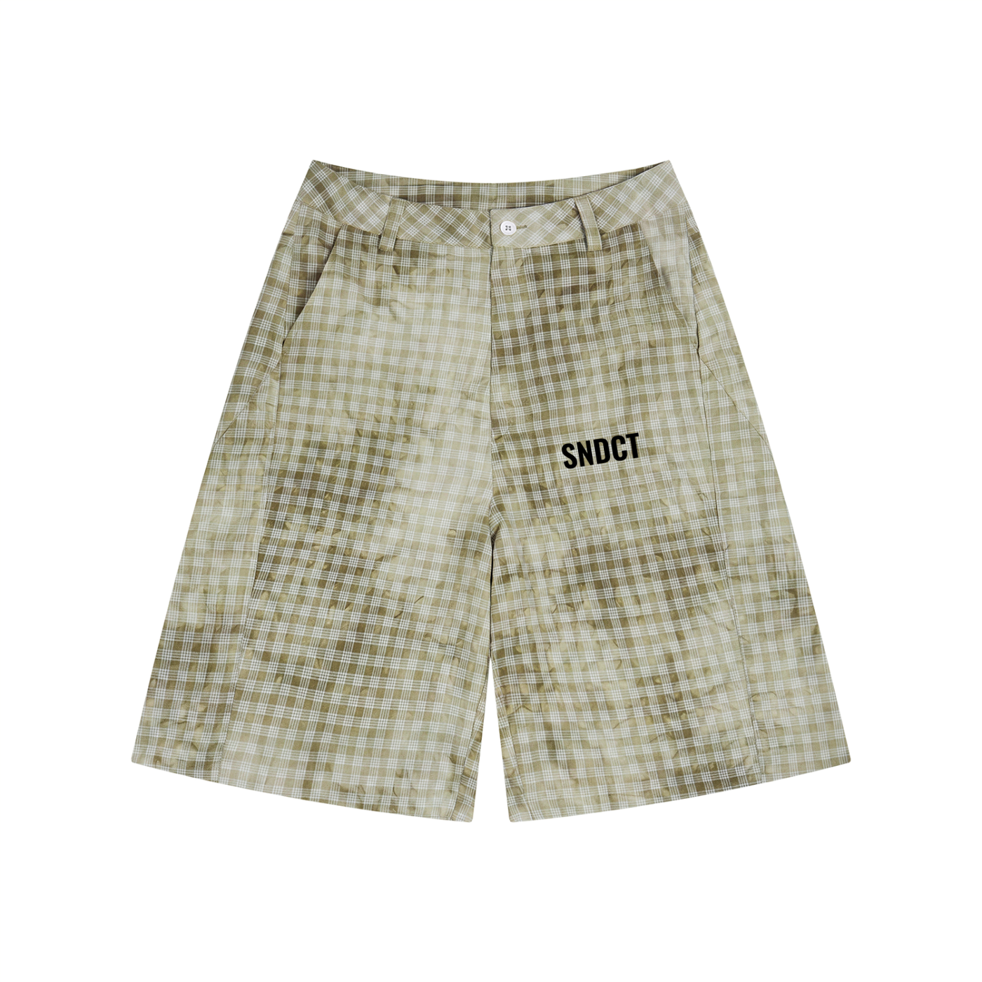 SNDCT Vintage Wash Plaid Shorts