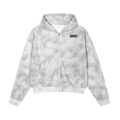 SNDCT Dirty Washed Zip-Up Fleece Hoodie