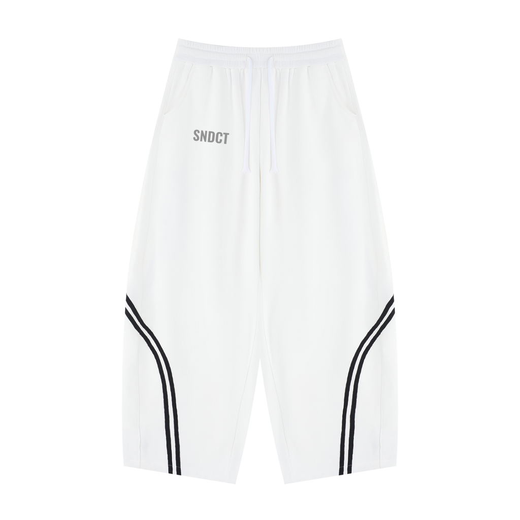 SNDCT Wide Leg Piping Sweatpants