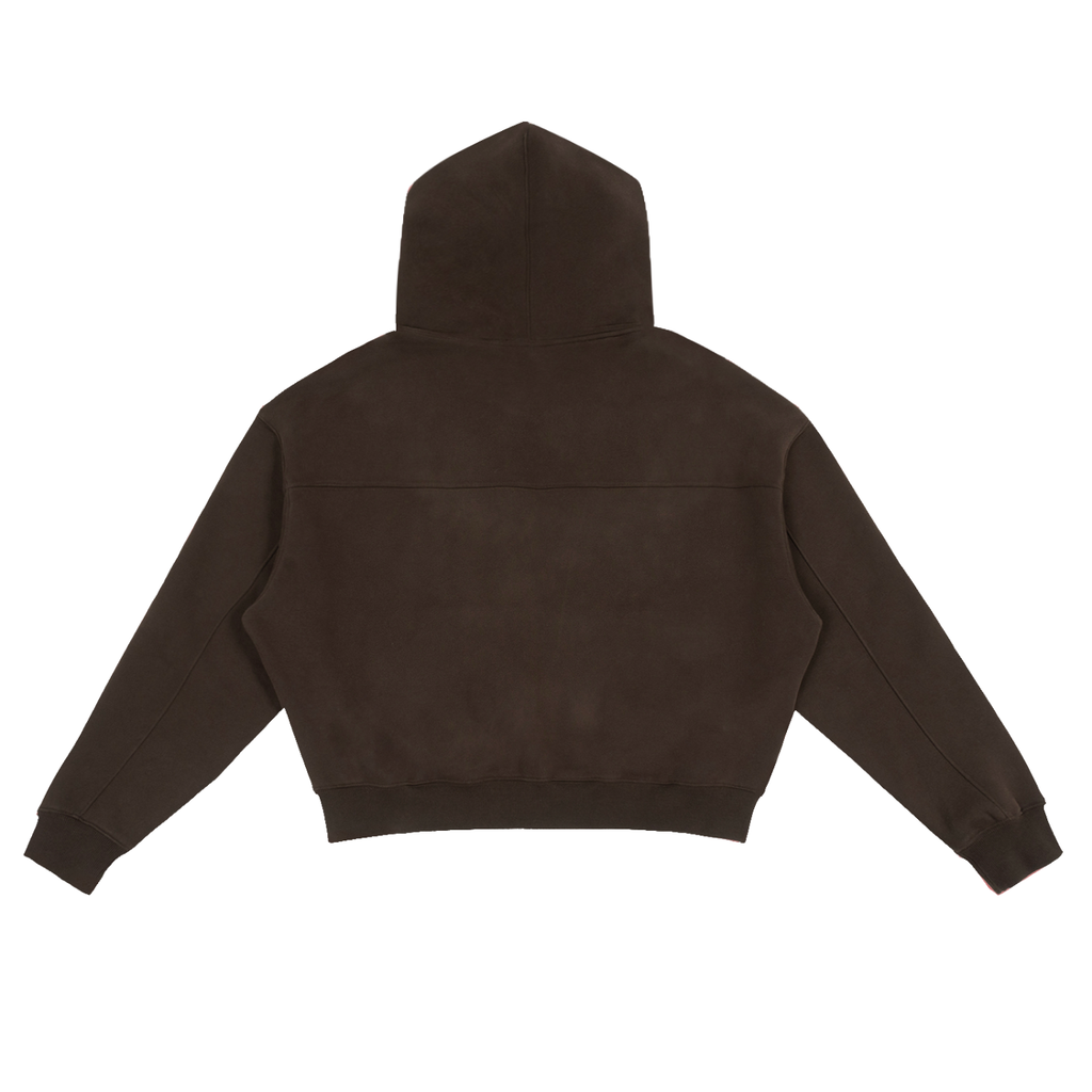SNDCT Fleece Zip-Up Boxy Hoodie