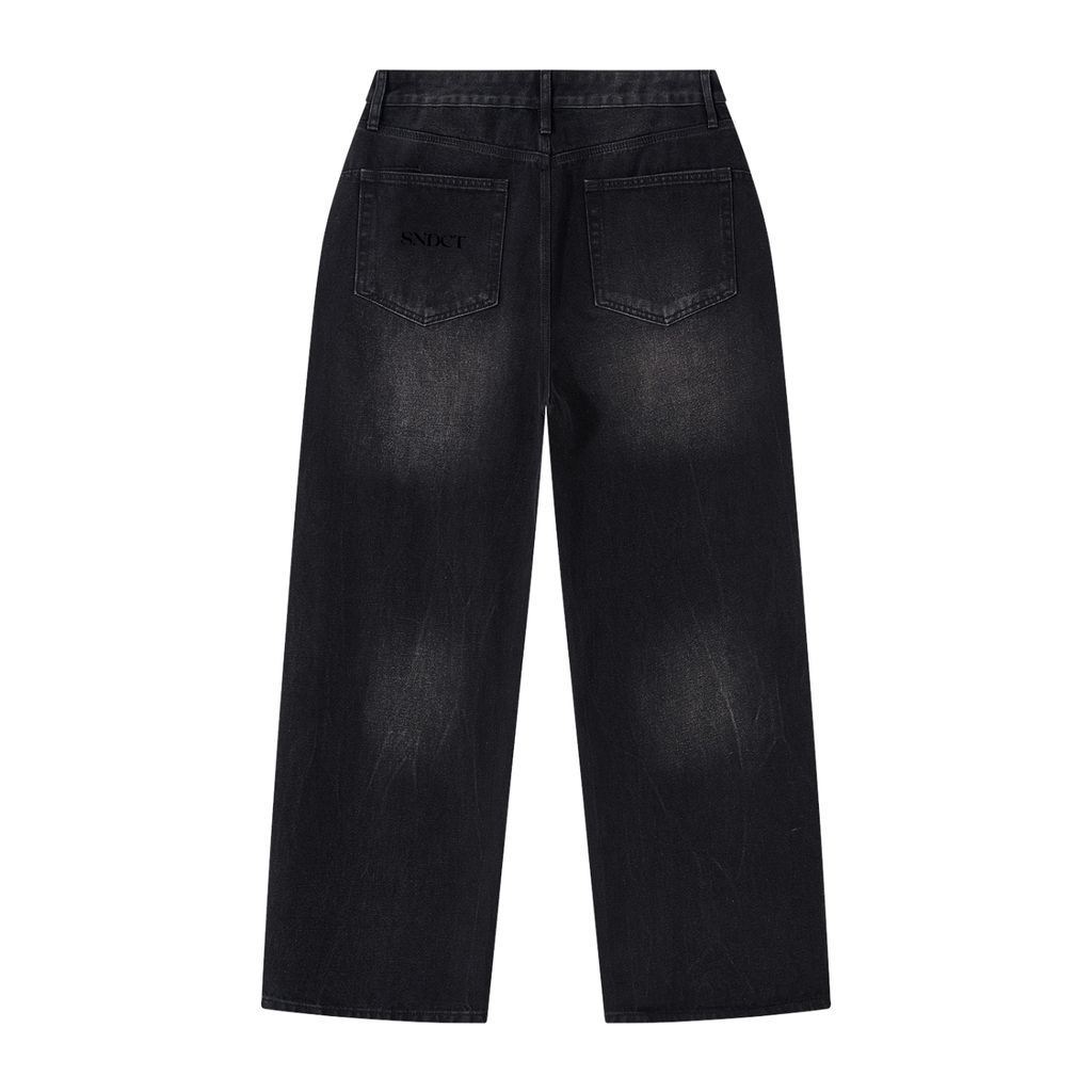 SNDCT Wide Leg Jeans Black
