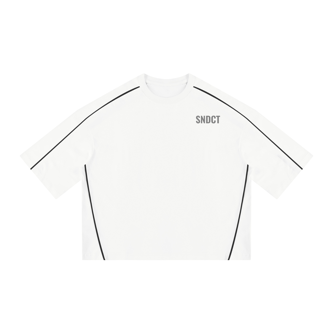 SNDCT Heavyweight Boxy Piping T-Shirt