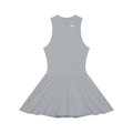 SNDCT Ruched Sleeveless Full-Zip Dress