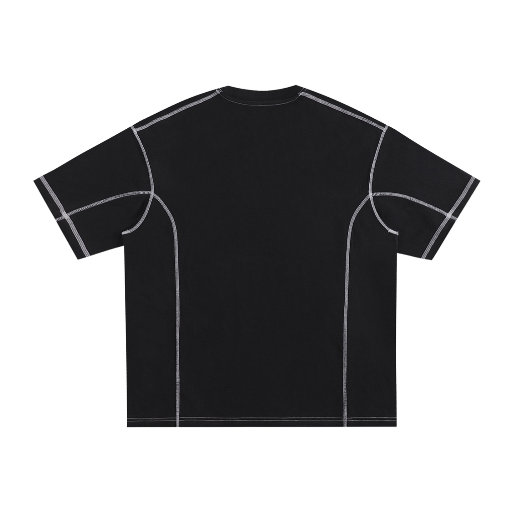 SNDCT Streetwear Contrast-Stitched Cotton T-Shirt