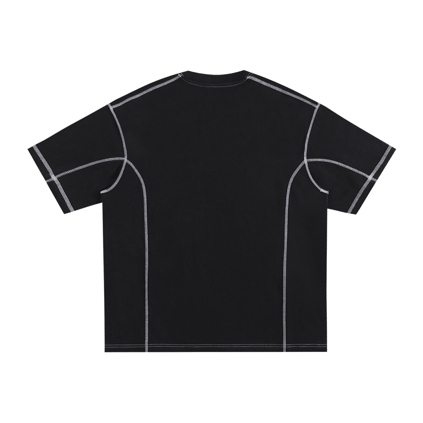 SNDCT Streetwear Contrast-Stitched Cotton T-Shirt
