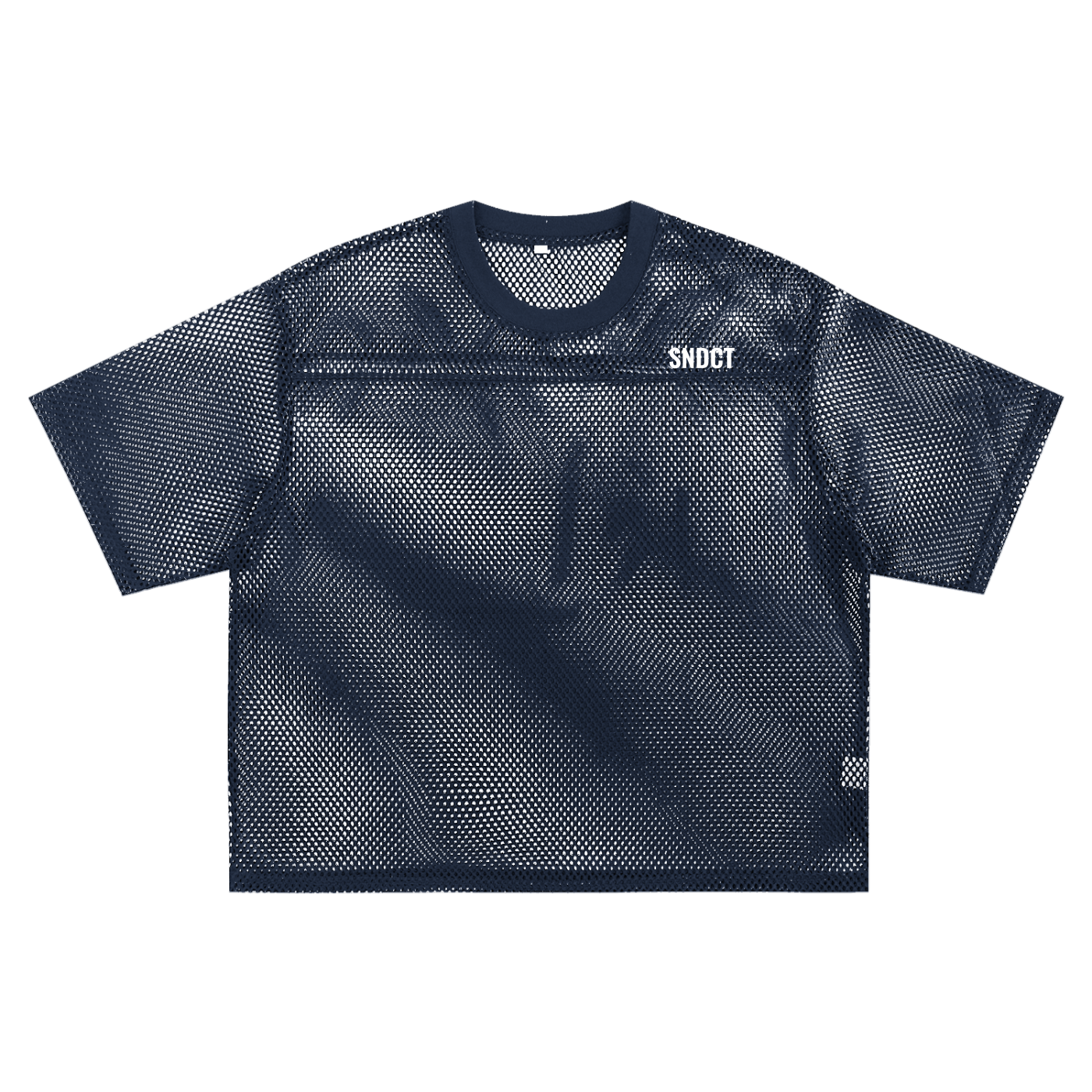 SNDCT See-through Boxy Net T-Shirt
