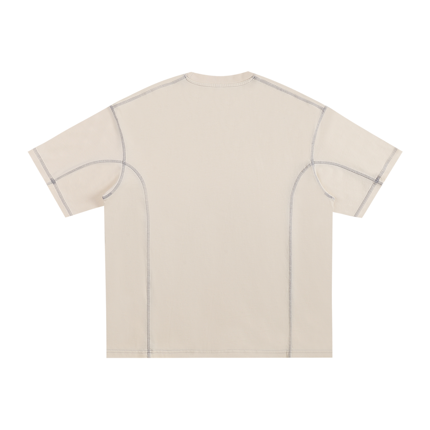SNDCT Streetwear Contrast-Stitched Cotton T-Shirt