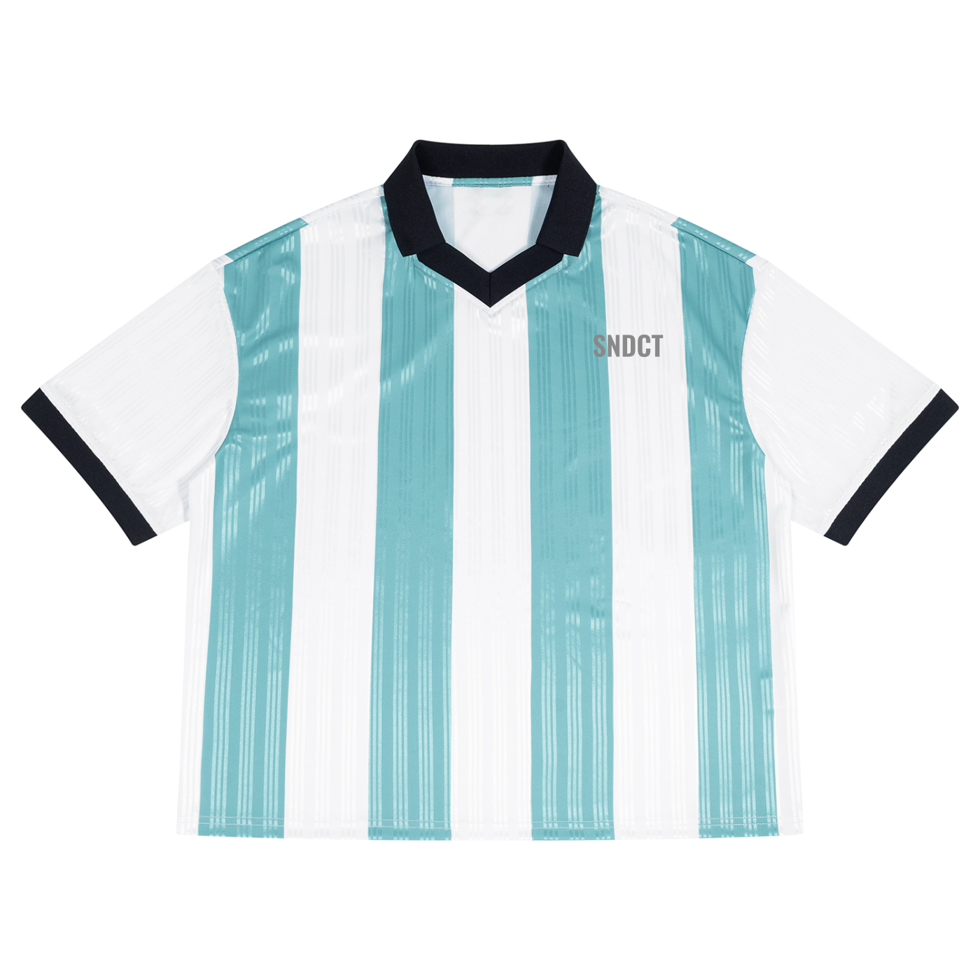 SNDCT Boxy Striped Collared Soccer Jersey