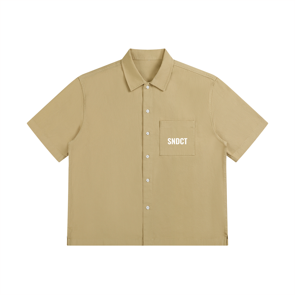 SNDCT Boxy Patch Pocket Short Sleeve Shirt
