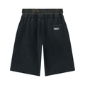 SNDCT Vintage Wash Distressed Wide Leg Shorts