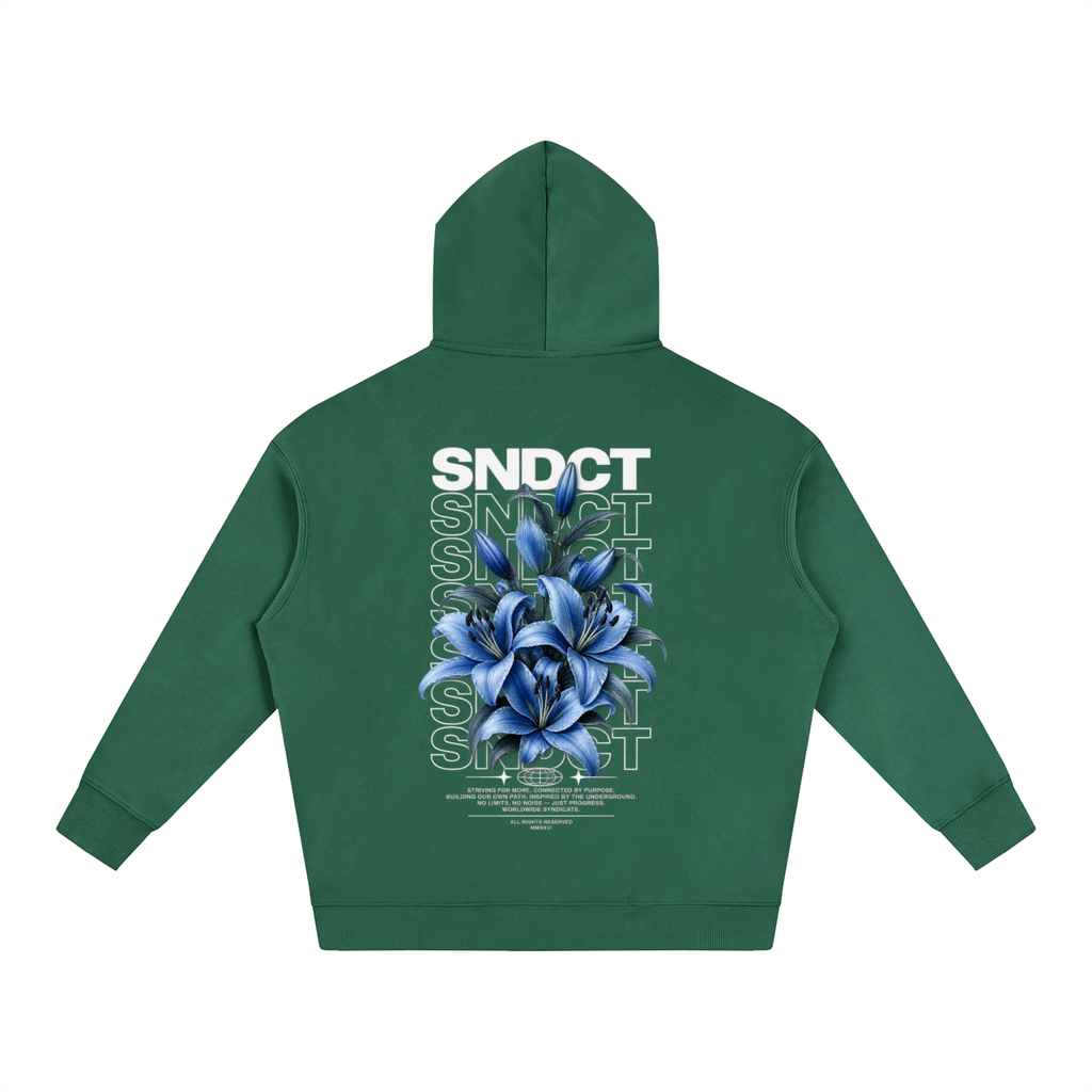 SNDCT Flower Blue Fleeced Hoodie