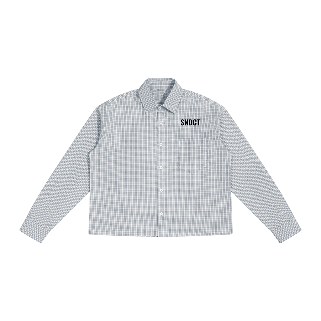 SNDCT Boxy Plaid Long Sleeve Shirt