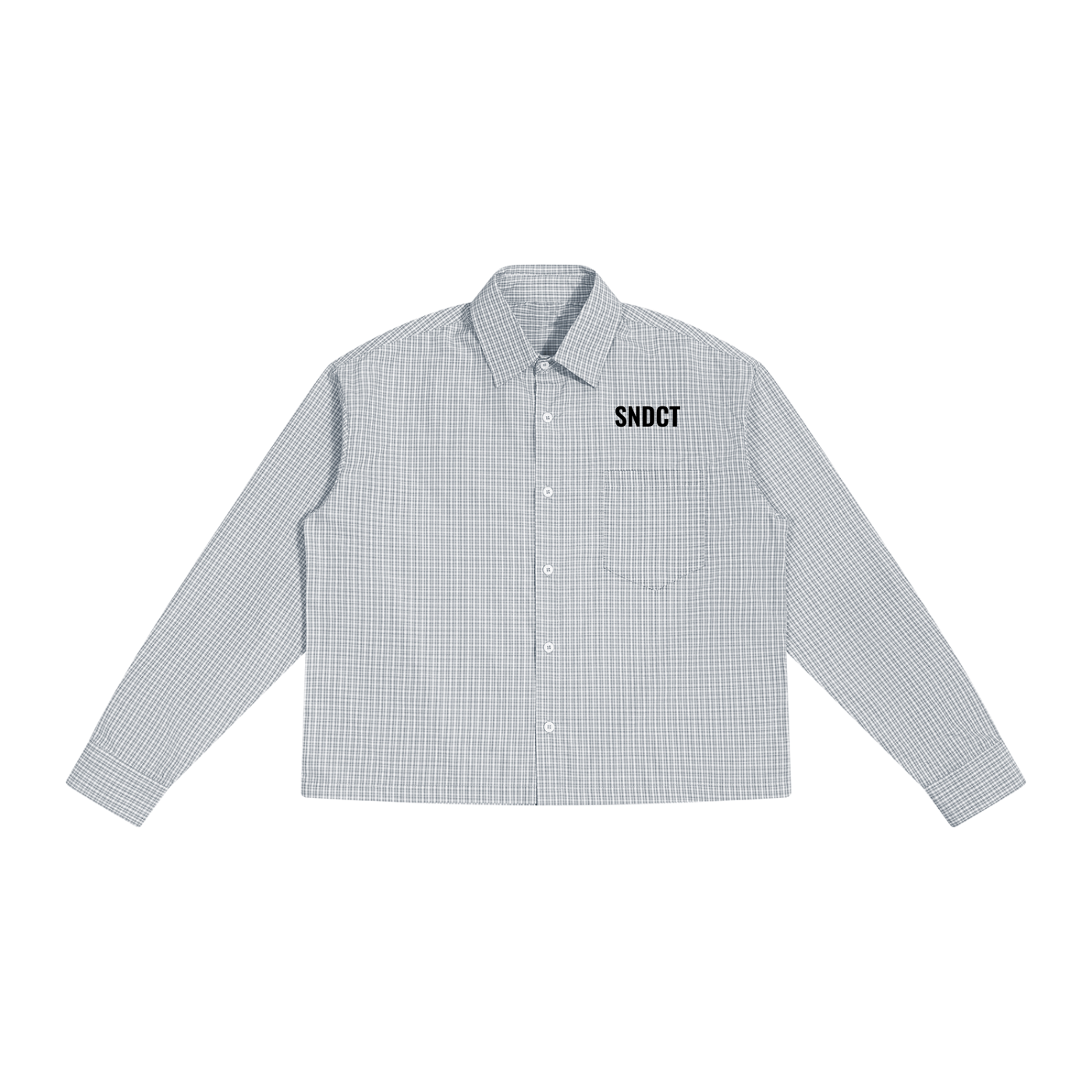 SNDCT Boxy Plaid Long Sleeve Shirt