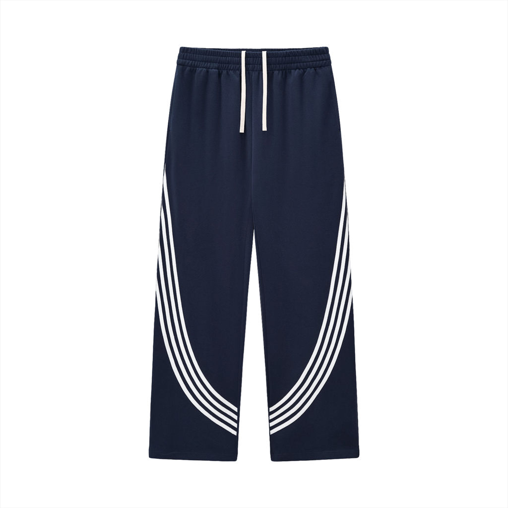 SNDCT Curved Stripe Straight Sweatpants