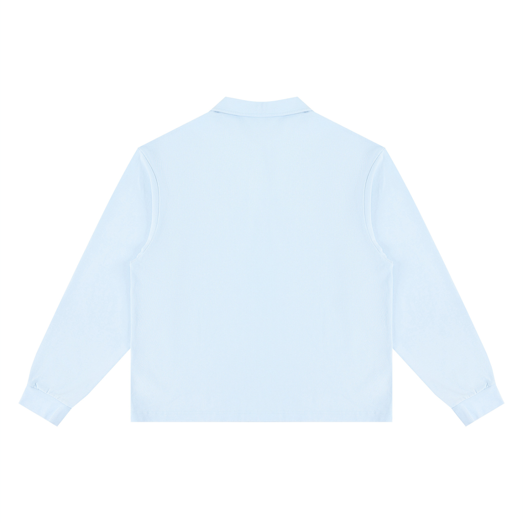 SNDCT Loose Long Sleeve Polo Shirt