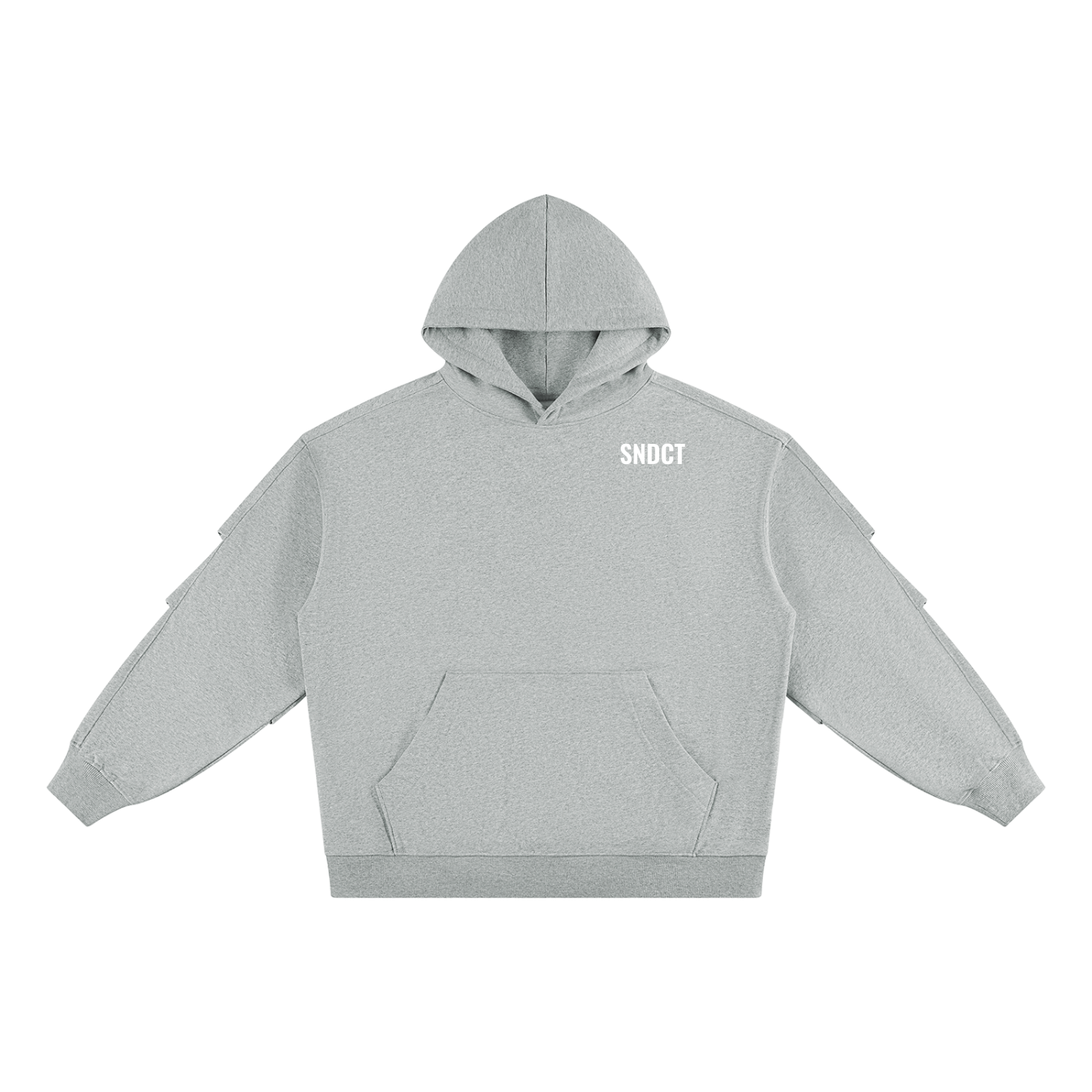 SNDCT Heavyweight Ruched Sleeves Hoodie