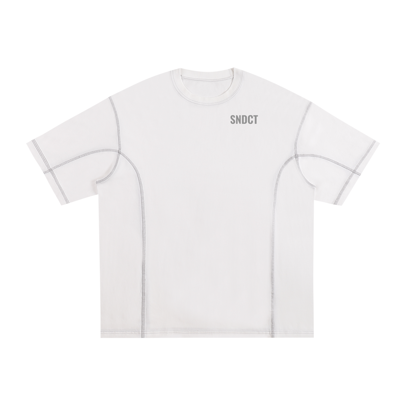SNDCT Streetwear Contrast-Stitched Cotton T-Shirt