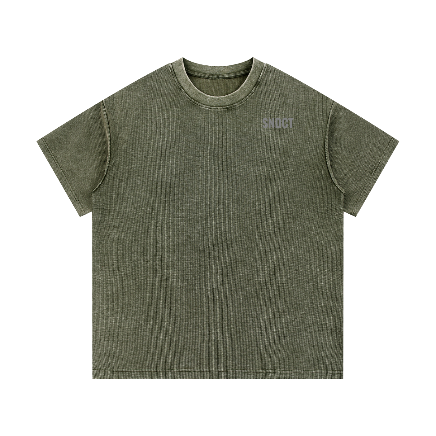 SNDCT Mineral Wash Waffle Knit T-Shirt