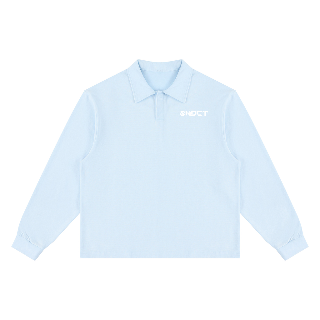 SNDCT Loose Long Sleeve Polo Shirt