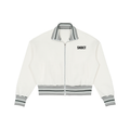 SNDCT Striped Rib Collar Zip Jacket