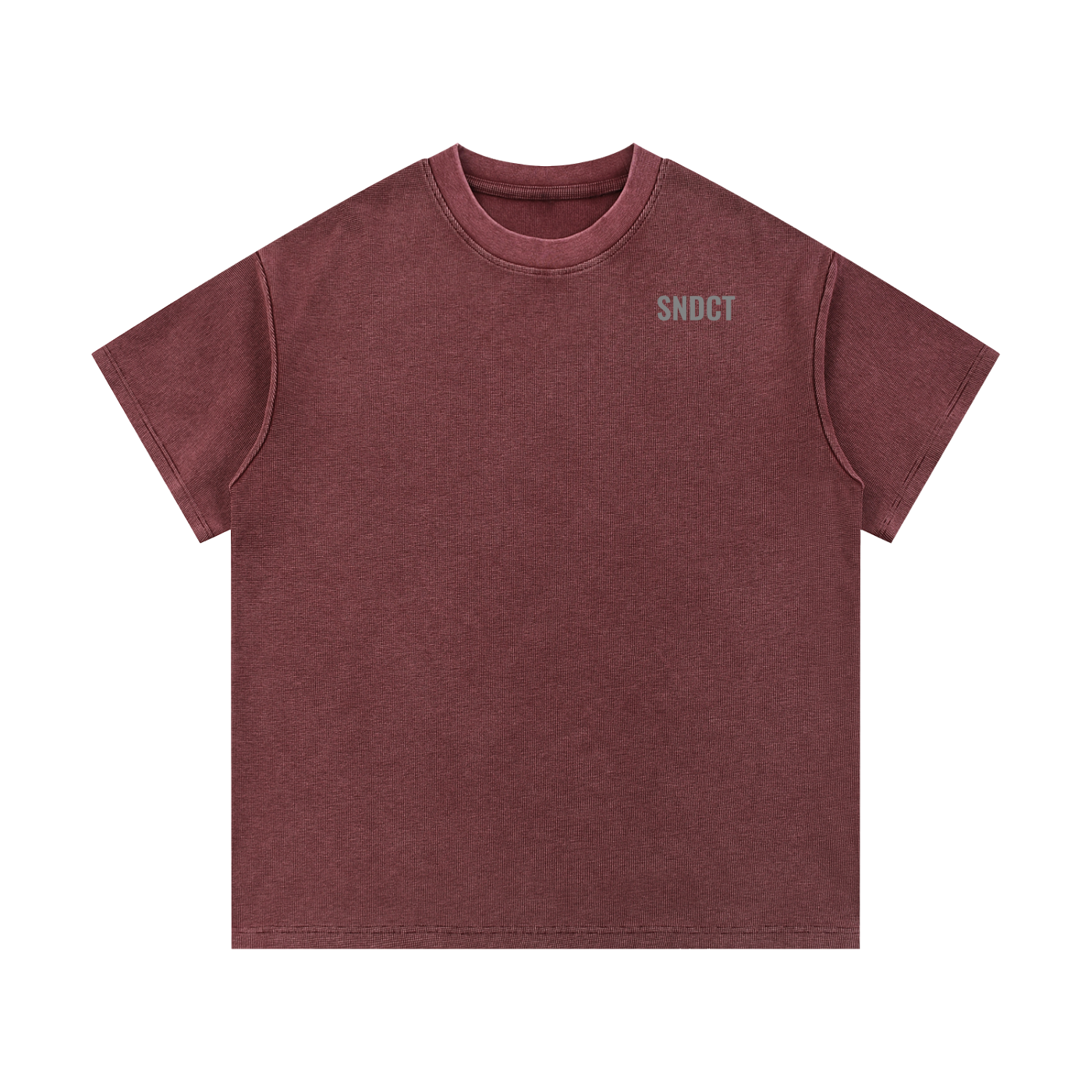 SNDCT Mineral Wash Waffle Knit T-Shirt