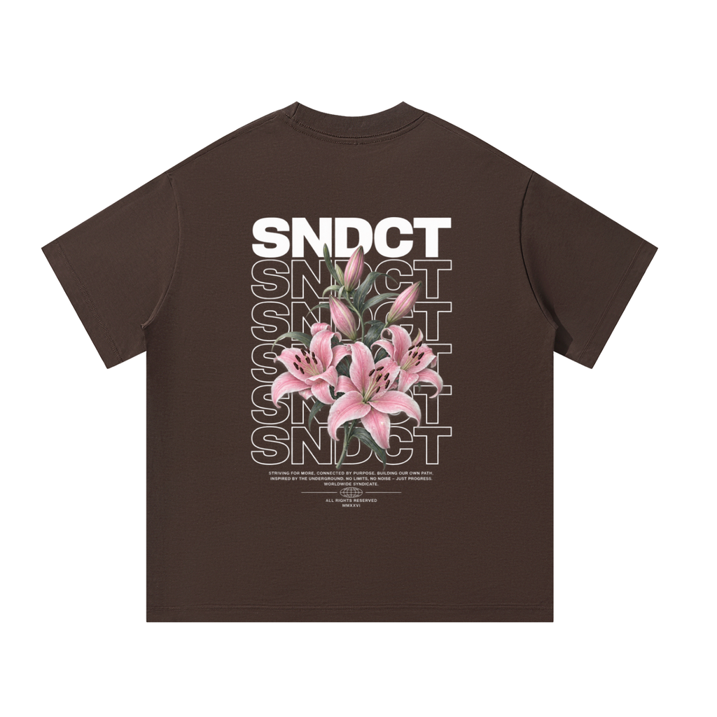 SNDCT Flower Roze Oversized T-Shirt