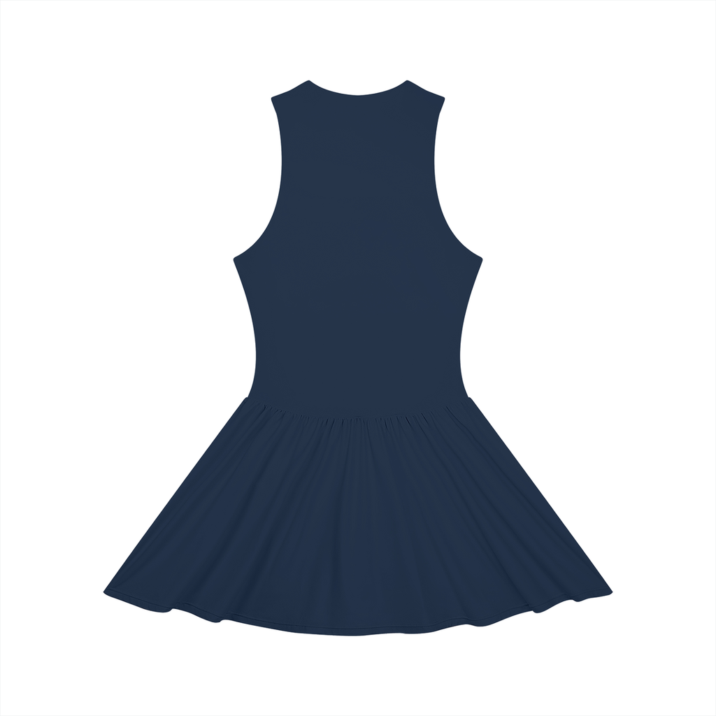 SNDCT Ruched Sleeveless Full-Zip Dress