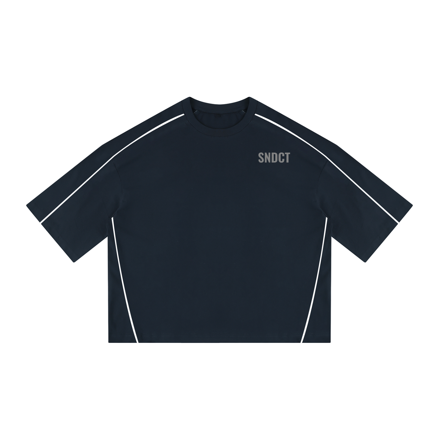 SNDCT Heavyweight Boxy Piping T-Shirt