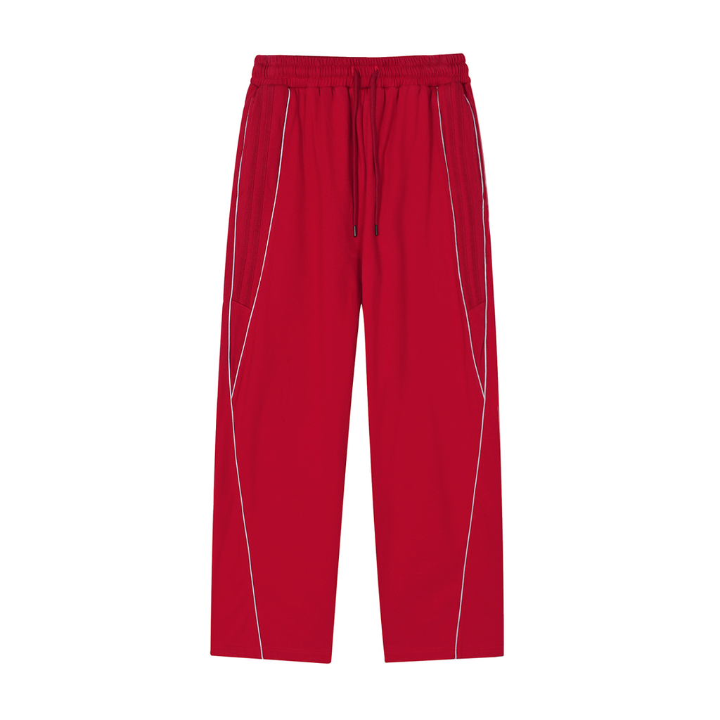 SNDCT Reflection Striped Straight-Leg Sweatpants