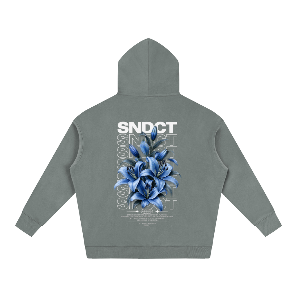 SNDCT Flower Blue Fleeced Hoodie